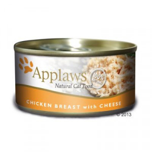 Applaws Cat Chicken Breast with Cheese 6 x 70g